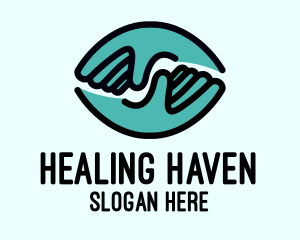 Healing Glove Hands logo design