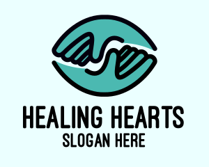 Healing Glove Hands logo design