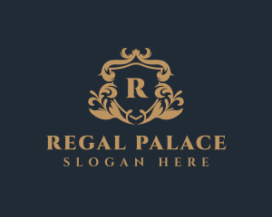 Royal Ornate Crest Shield logo design