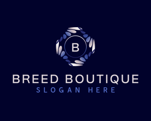 Floral Leaf Boutique logo design