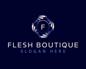 Floral Leaf Boutique logo design