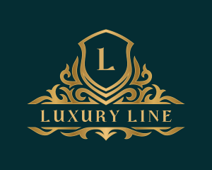 Luxury Monarch Crest logo design