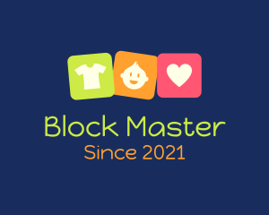 Toy Blocks Daycare logo design