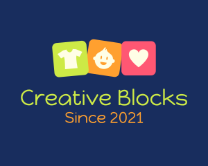 Toy Blocks Daycare logo design