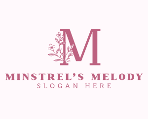 Feminine Beauty Letter M logo design