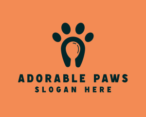 Dog Food Paw logo design