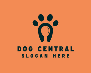 Dog Spoon Paw logo design