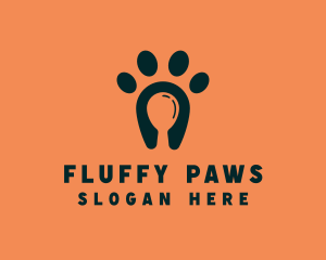 Dog Spoon Paw logo design