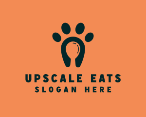 Dog Spoon Paw logo design