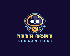 Tech Science Robot logo design