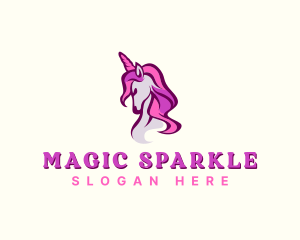 Mythical Unicorn Creature logo