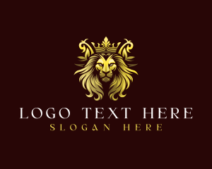 Luxury Crown Lion  logo