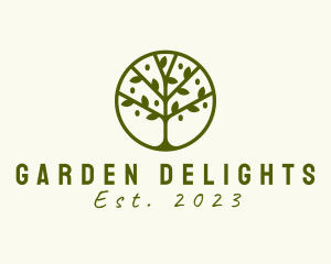 Tree Arborist Gardening logo design