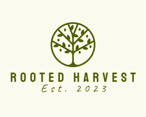 Tree Arborist Gardening logo design