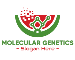 Molecular Watermelon Gastronomy logo design