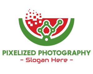 Molecular Watermelon Gastronomy logo design