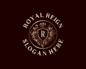 Royal Crest Crown logo design