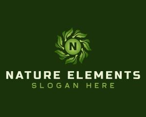 Natural Leaves Gardening logo design