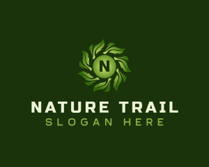 Natural Leaves Gardening logo design