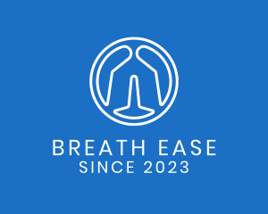 Respiratory Lungs Medical logo design