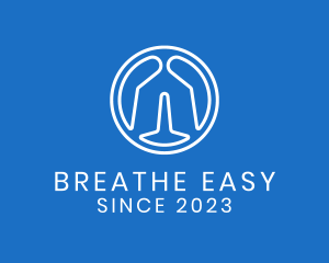 Respiratory Lungs Medical logo design