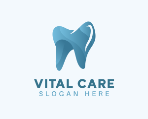 Dental Molar Tooth Logo