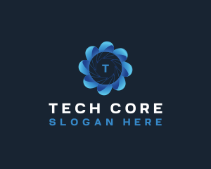 Technology Cyber Network logo design