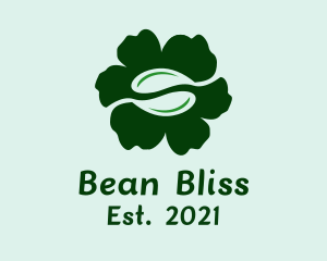 Green Bean Flower  logo design