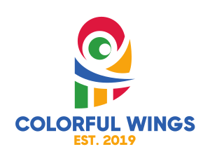 Colorful Bird Parrot logo