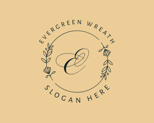 Elegant Stylist Wreath logo design