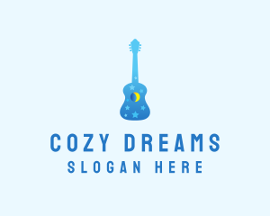 Night Dream Guitar  logo design