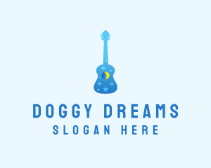 Night Dream Guitar  logo design