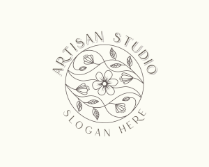 Artisanal Flower Salon logo design