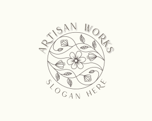 Artisanal Flower Salon logo design