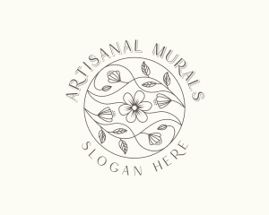 Artisanal Flower Salon logo design