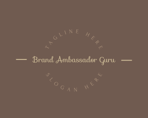 Elegant Cursive Brand logo design