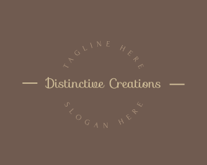 Elegant Cursive Brand logo design