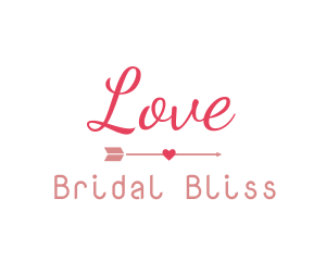 Love Wedding Wordmark logo