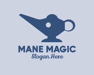 Elephant Magic Lamp  logo design