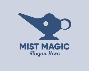 Elephant Magic Lamp  logo design