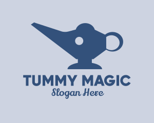 Elephant Magic Lamp  logo design