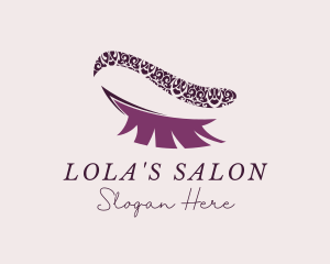 Ornate Eyebrow Eyelash Salon logo design