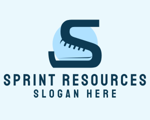 Letter S Shoe Sneaker logo