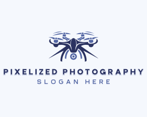 Aerial Drone Lens logo design