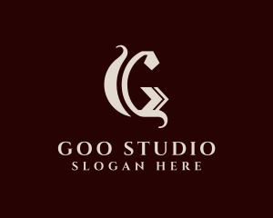 Artist Studio Calligraphy  logo design