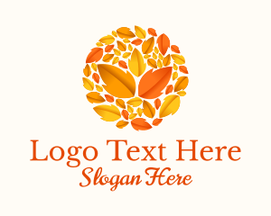 Autumn Leaves Pattern  Logo