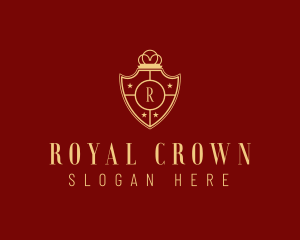 Crown Shield Royal logo design