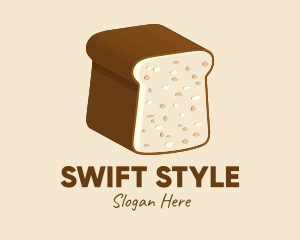 Wheat Bread Loaf  logo design