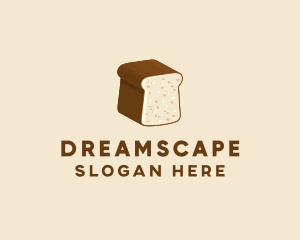 Wheat Bread Loaf  logo design