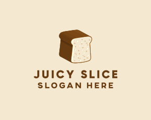 Wheat Bread Loaf  logo design